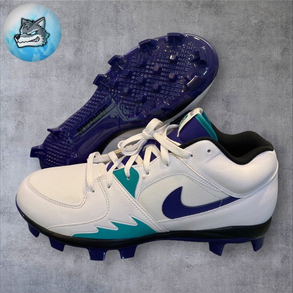 Jordan Other - Men's Nike Air Jordan Stadium 90 Low Baseball Cleat Grape HQ0211-105 Size 12